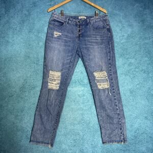Vintage Guess Jeans Women’s 29 – TomBoy– Blue Distressed Denim Y2K Fits 32x26